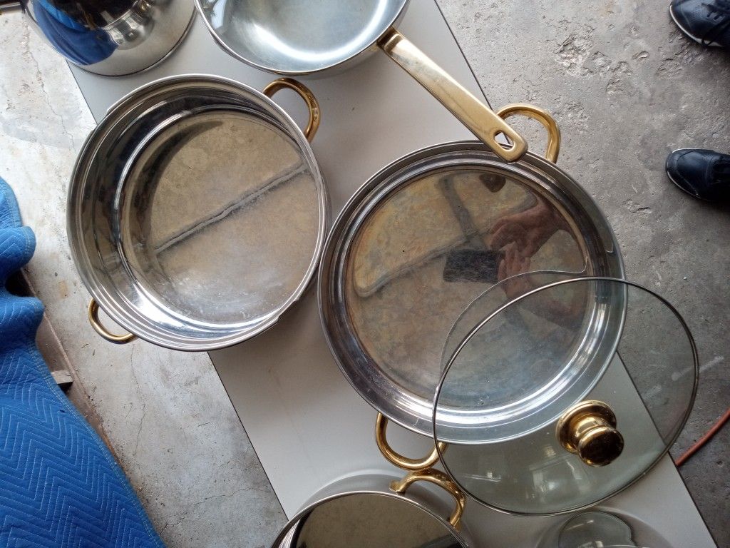 Emeril 6 Piece Stainless Steel Cookware Set. for Sale in El Paso, TX -  OfferUp