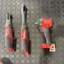 3/8 Milwaukee Battery Ratchets And Impact