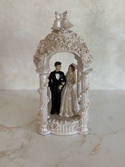 Vintage Wedding Cake Topper - 2 available