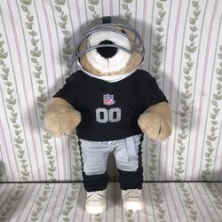 Vintage Oakland Raiders Pro Bear Football NFL Game Stuffed Plushy