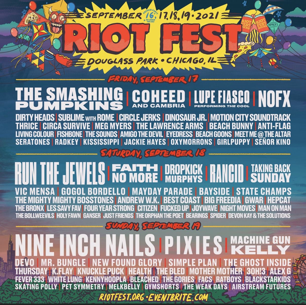 Riotfest 3-day