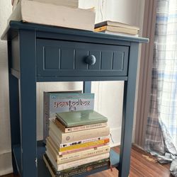 Blue Side Table 
