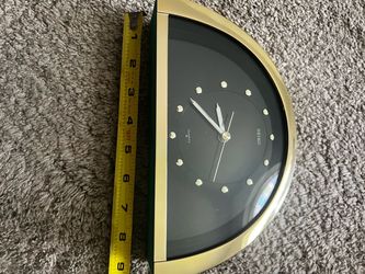 Vintage-Incredible Like New Condition, Seiko Quartz Half-Moon Wall Clock