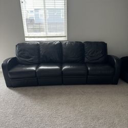 Leather Reclinerr Couch 