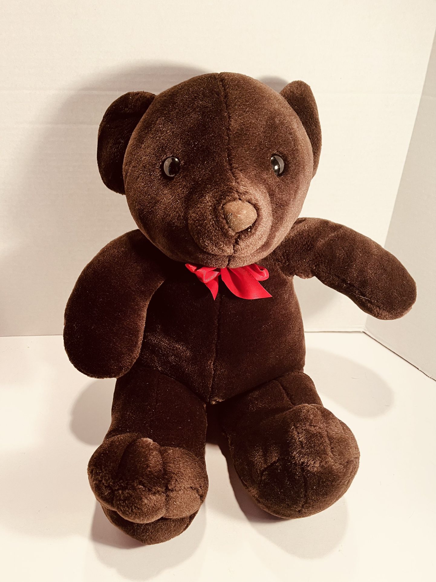 Vintage Dark Brown Soft Teddy Bear Plush Stuffed Animal- 18”