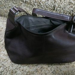 Dark Brown Classic Hobo Handbag by Wilson Leather