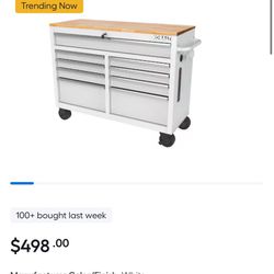 Kobalt Rolling White Wood Work Bench