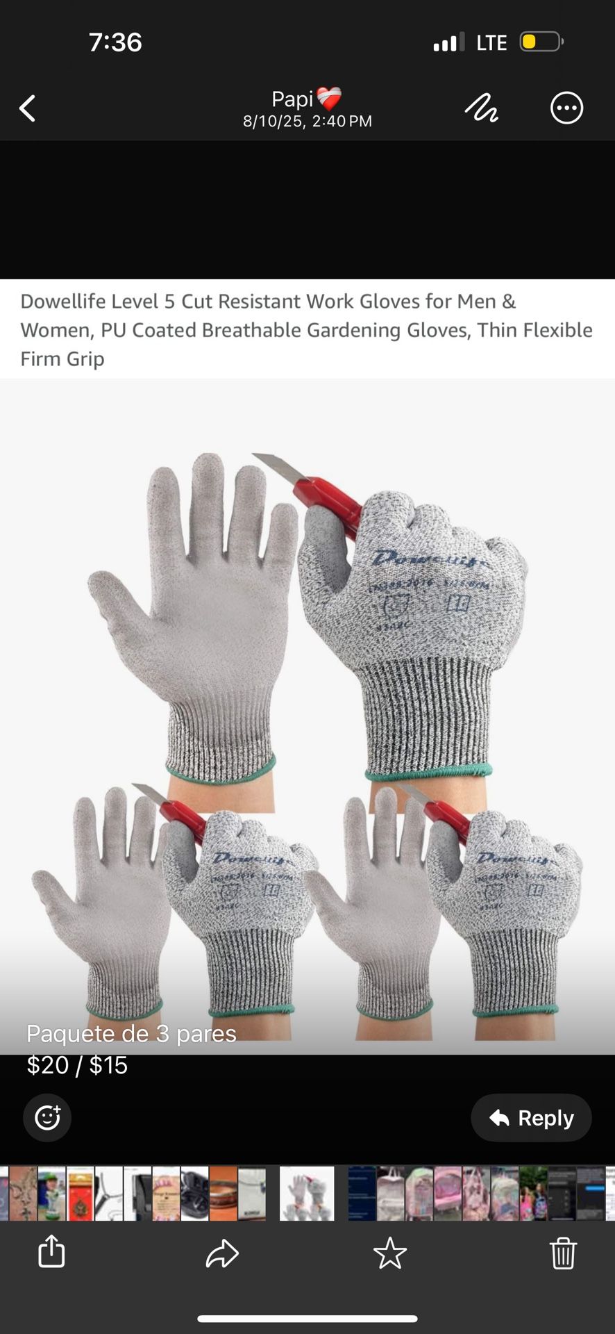 Work Gloves 
