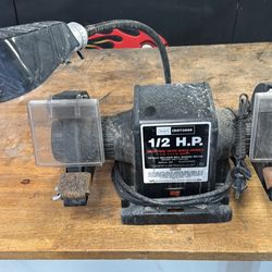 Craftsman 1/2 H.P. Bench Grinder