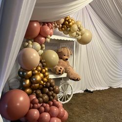 Candy Cart And Balloons 