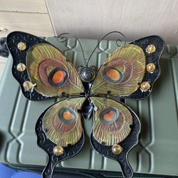 Metal Butterfly Art Piece 