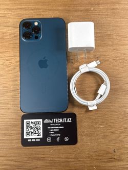 📱 iPhone 12 Pro Max | 256GB | Pacific Blue | Unlocked (Any Carrier)