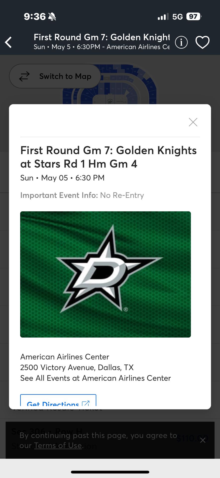 Game 7 TODAY - Las Vegas golden knights @ Dallas Stars 6:30pm