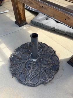 Decorative Patio Umbrella Base Stand