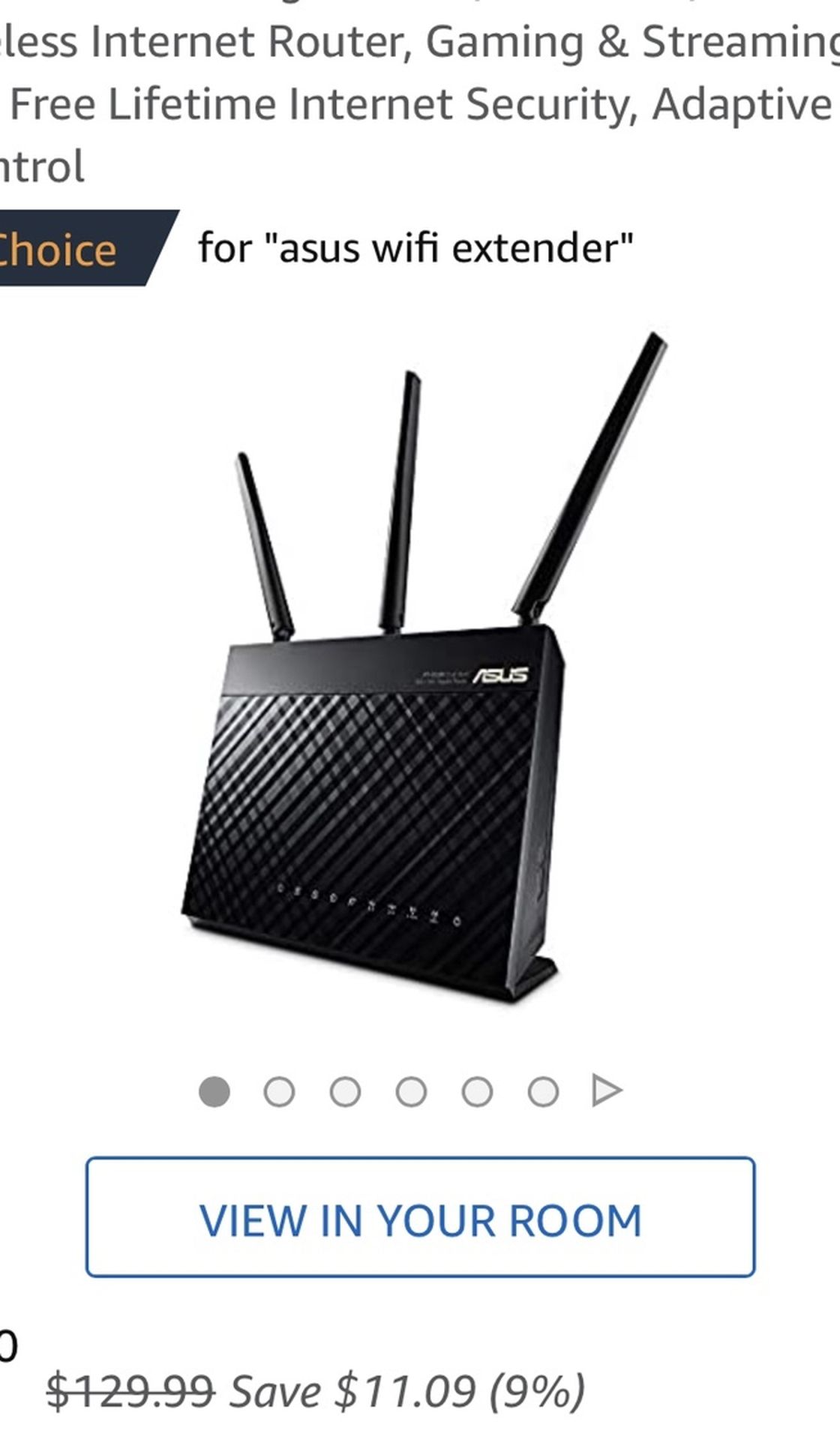 ASUS AC1900 WiFi Gaming Router (RT-AC68U)