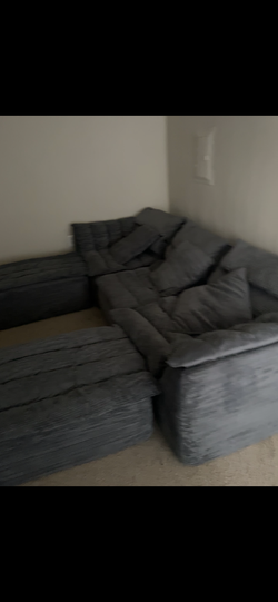 Copiae Boneless couch + Plus TV and TV Stand