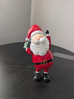Santa Claus Christmas Figurine Decoration Metal
