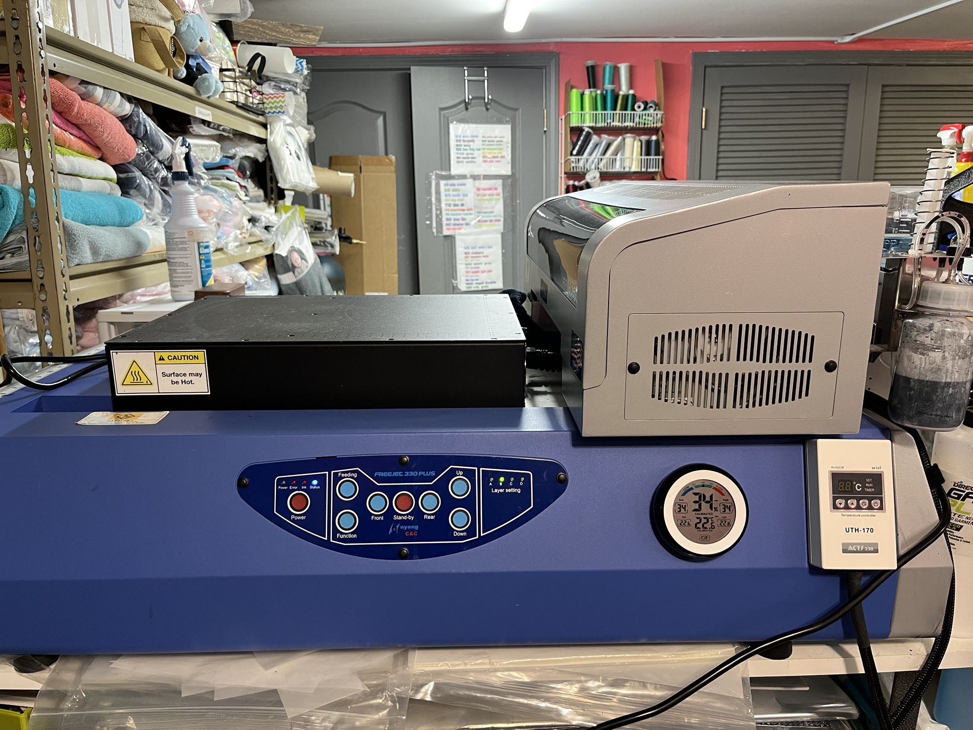 Omniprint Freejet 330 Tx Direct To Garment Printer And Pre Treat Machine