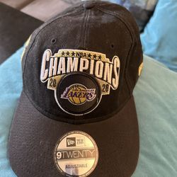 New Lakers Championship Hat