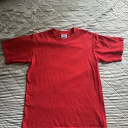 Red Pro Club Heavy Weight Shirt 