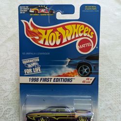 1998 HOT WHEELS FIRST EDITIONS 65  IMPALA  LOWRIDER 