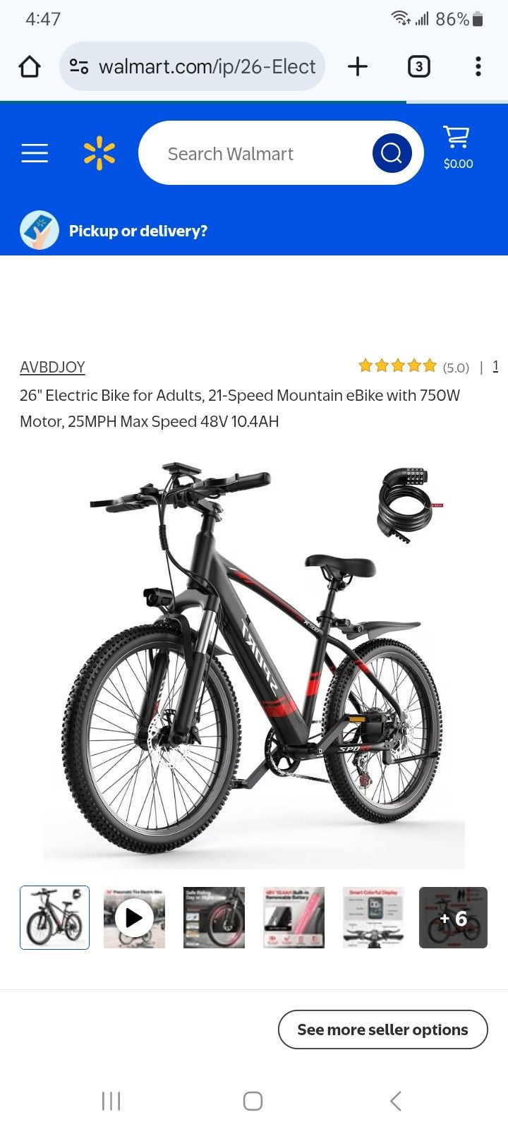 21 Speed Campmoy E Bike 