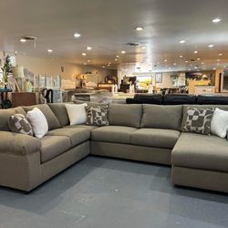 New Hughes Furniture Sectional 