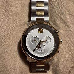 Movado BOLD Evolution Chronograph - Two-Tone Gold/Steel - Excellent Condition