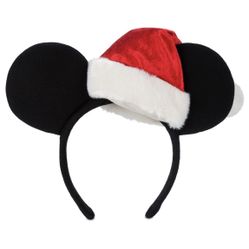 Disney Parks Mickey Santa Christmas Ears
