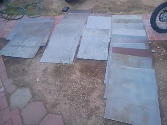 Lot. Perforated privacy fence screen 19 pieces