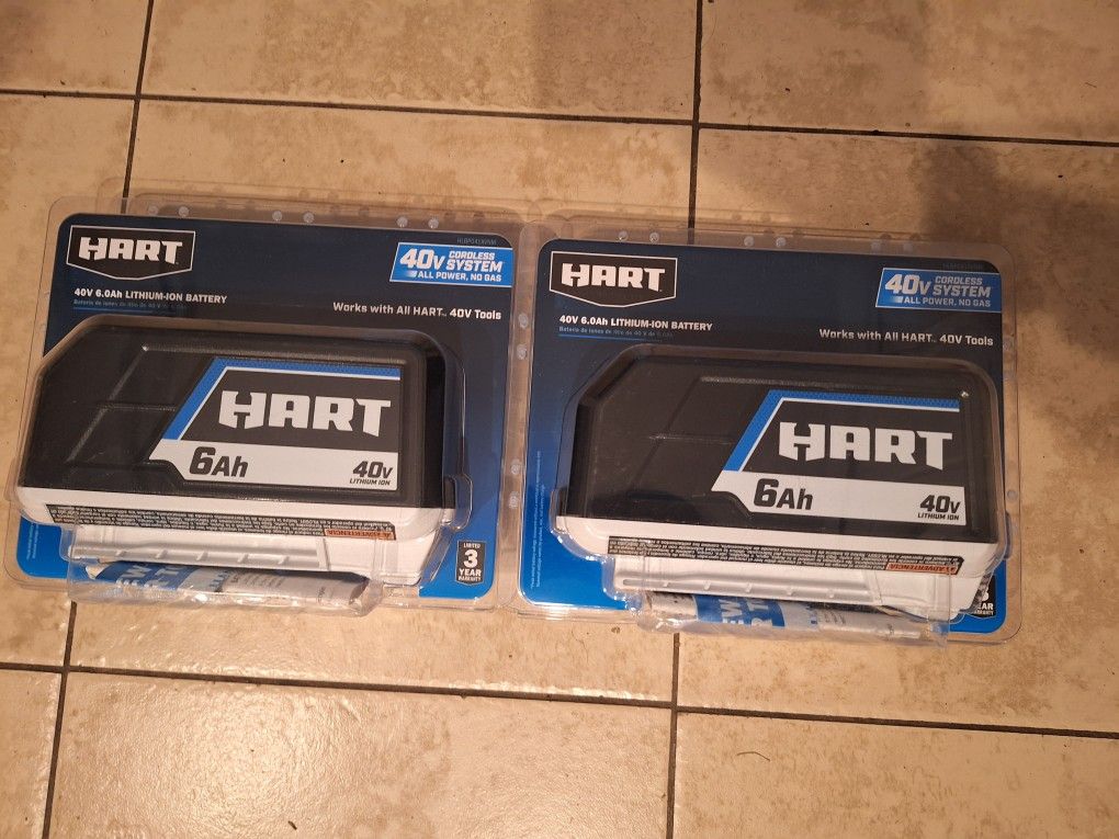 Hart 40v Batteries 