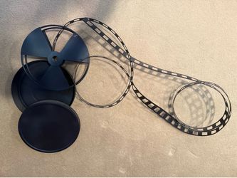 Vintage Film Reel Sculpture