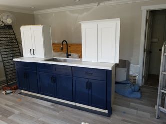 94x24 Kitchen  .with Sink And Faucet. 