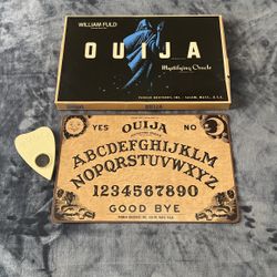 Vintage Parker Brothers 1960s William Fuld Mystifying Oracle Ouija Board w/ Planchette In Original Box