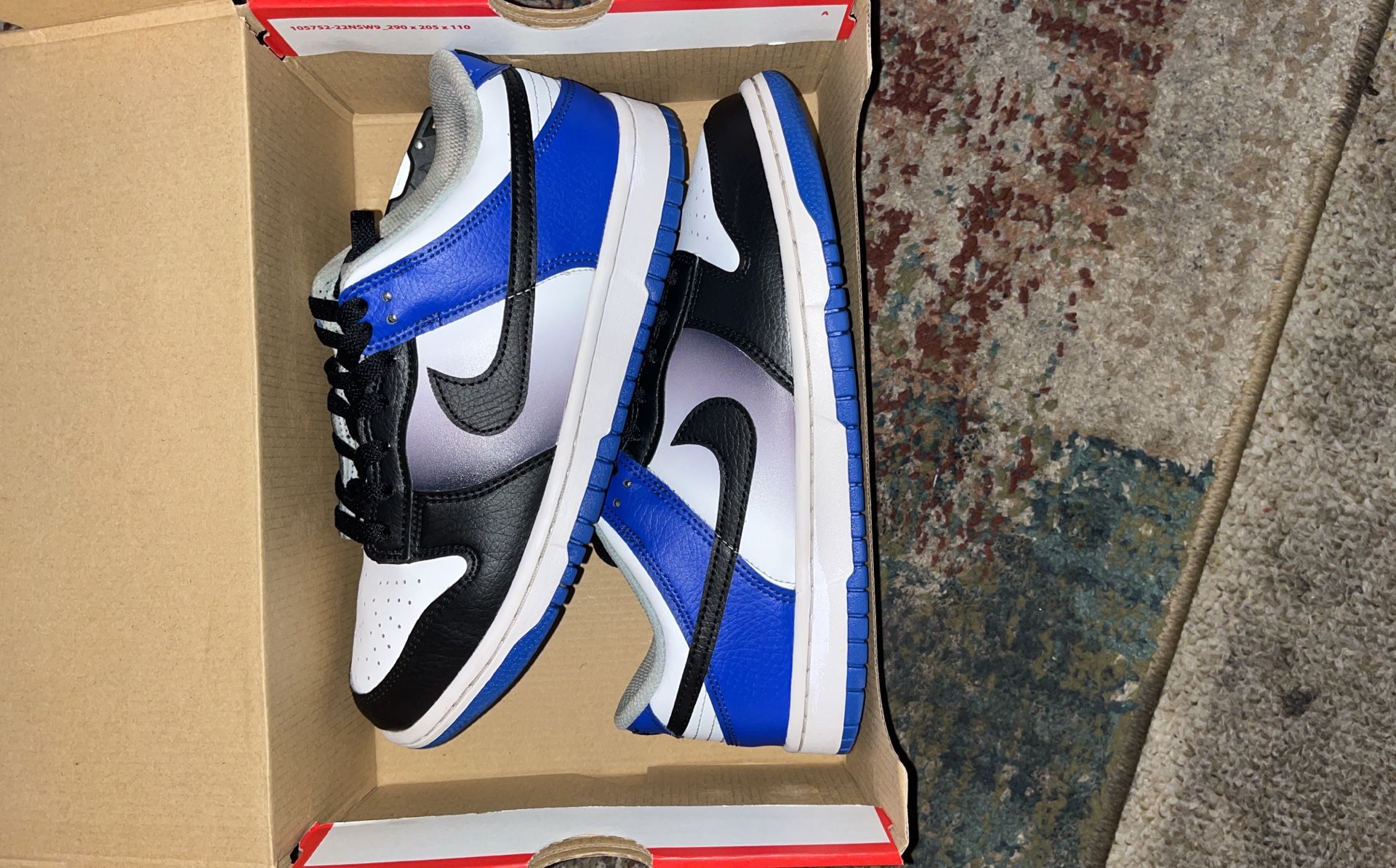 Nike Dunks Low Game Royal White And Black