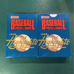 1986 Donruss Set Sealed