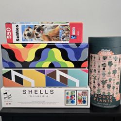 5 jigsaw puzzles,  500 - 750 pieces 