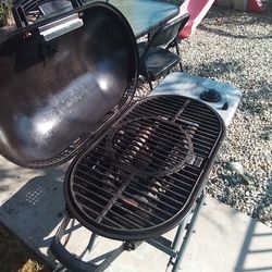 Foldable propane grill