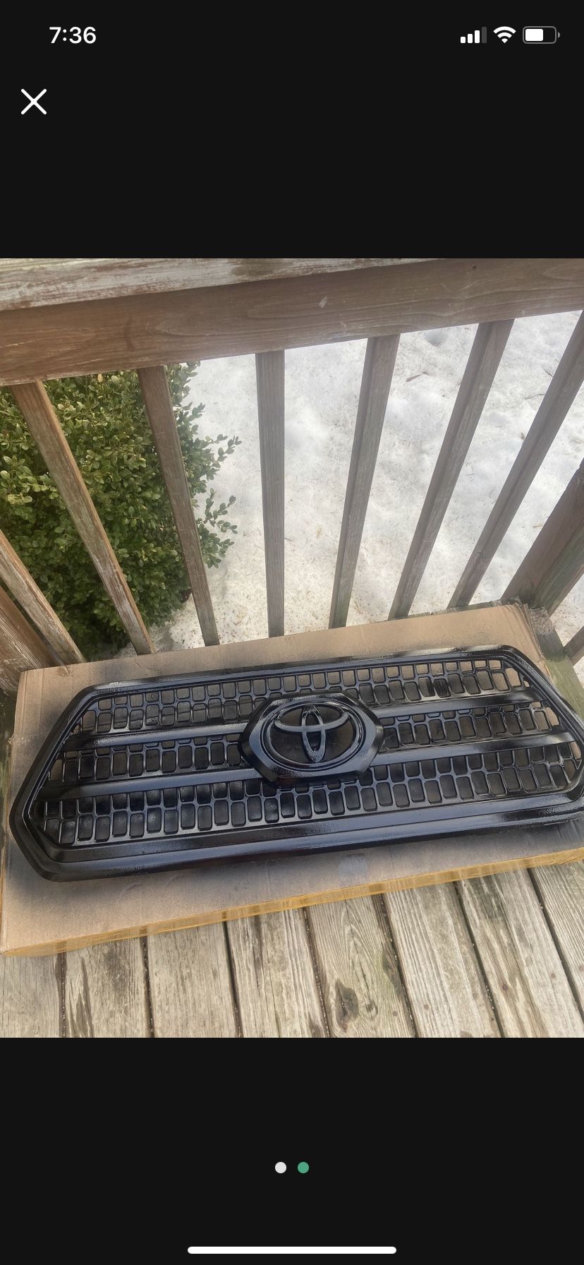 Toyota Tacoma Front Grilled 