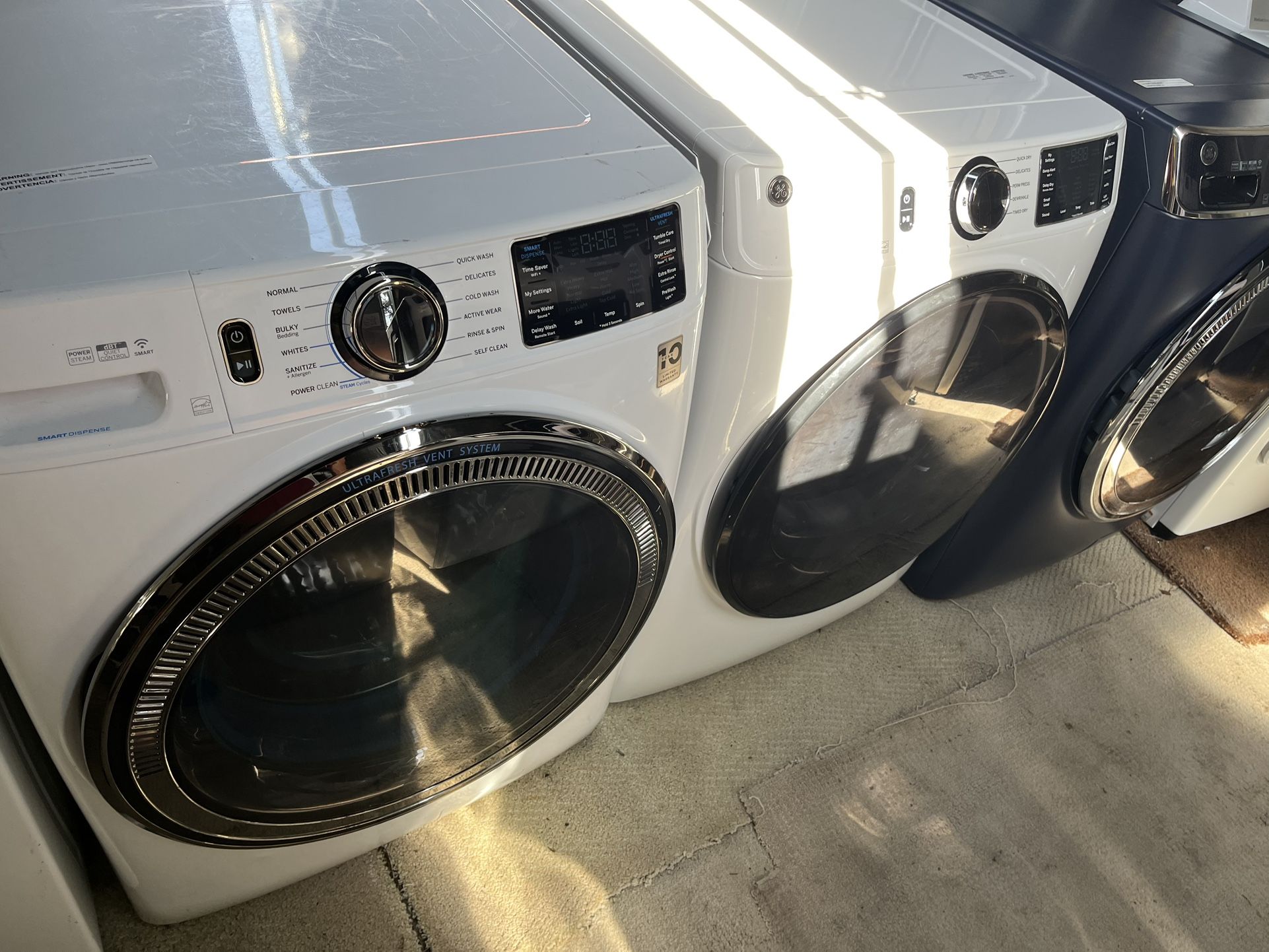 Ge Set Intelligent Washer And Dryer / Working Perfect / 1 Month Warranty