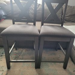 Grey Bar Stool Height Chairs