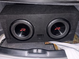 Alpine R series subwoofers in box & Jl Audio amplifier