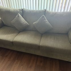 Olive Green Couches Set 