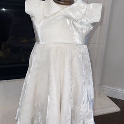 Toddler Girl Baby White Dress 
