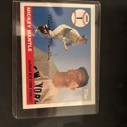 Mickey Mantle card