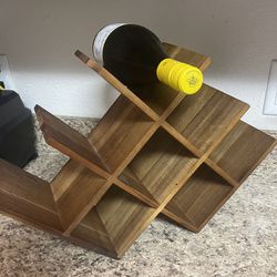 Wood Wine Rack 
