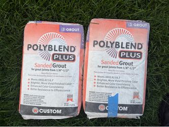Polyblend grout