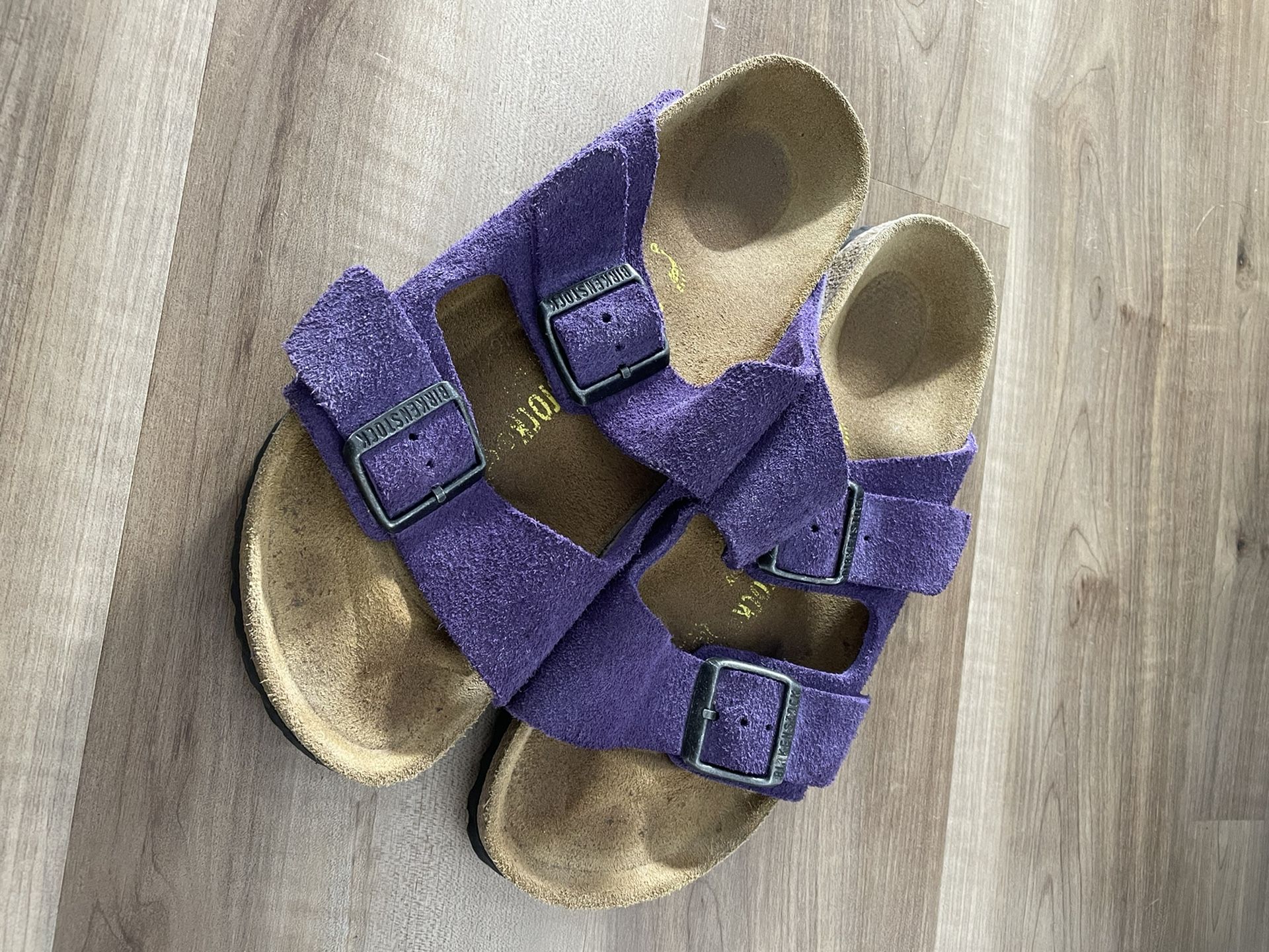 Purple Birkenstocks