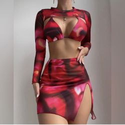 Triangle Swim Suite Size M $35