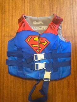 SwimWays Superman Child Life Jacket